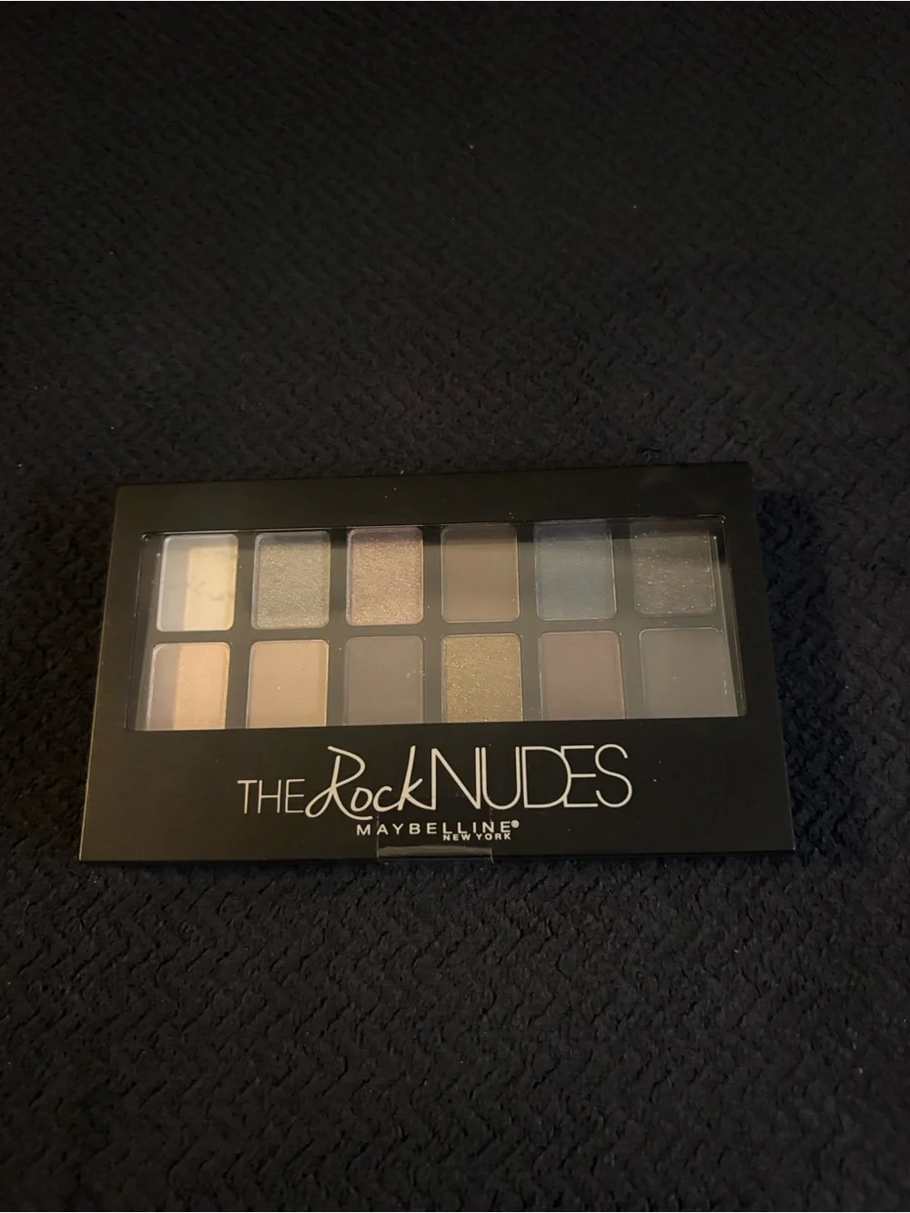 Maybelline 12-Pan Eyeshadow Palette - The Rock Nudes 0.35 OZ.